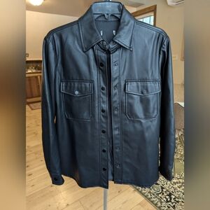 Pleather Shirt / Shacket